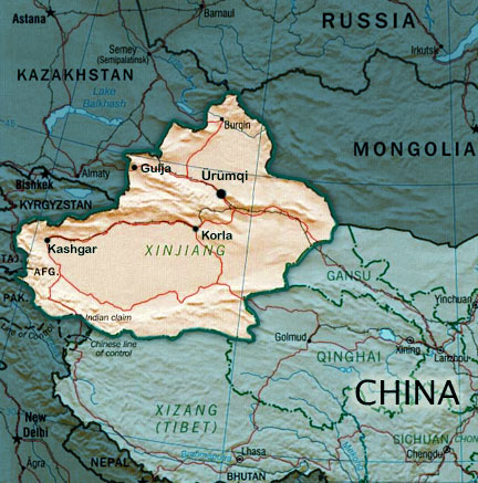 Xinjiang - Região Autonoma da China 