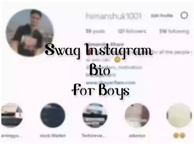 ▷ 973+ Swag bio for instagram for Boys 2021- | Swag | Stylish | English | Cool Boys