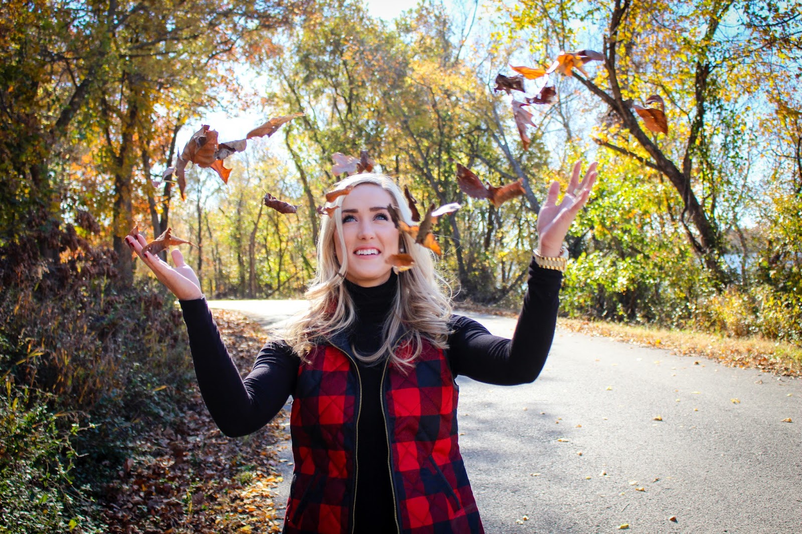 The Blue Diamond Buffalo Check Vest