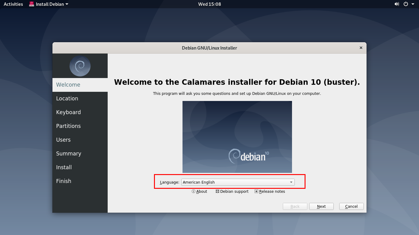 How To Debian 10 "Buster" GNOME USB Flash Drive