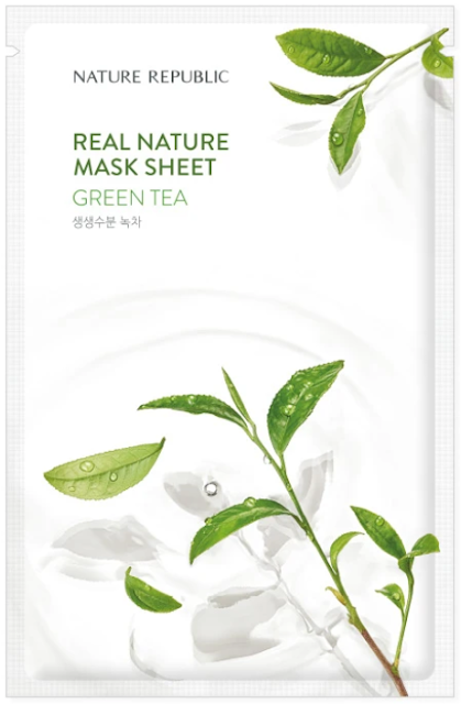 Nature Republic Real Nature Mask Sheet Green Tea Review | @healthbiztips