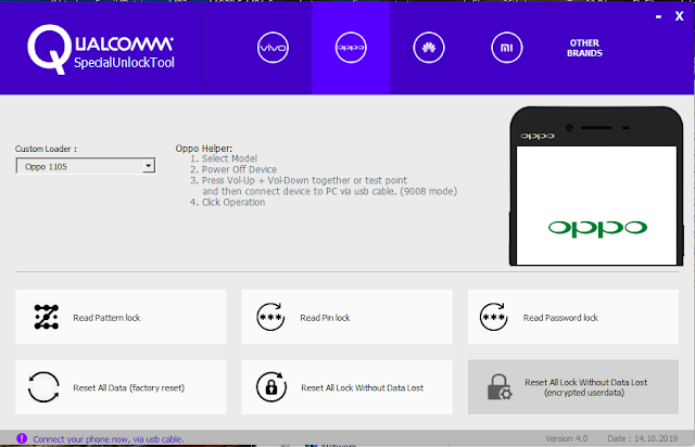 Qualcomm Special Unlock Tool v4.0 Samsung | Oppo | Vivo | Mi | Flash Tool | Premium Tool v2.4 Crack Free 