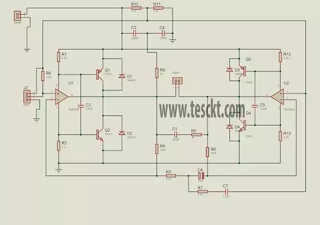 TDA2030 120 watt amplifier circuit TDA2030 120 watt amplifier circuit