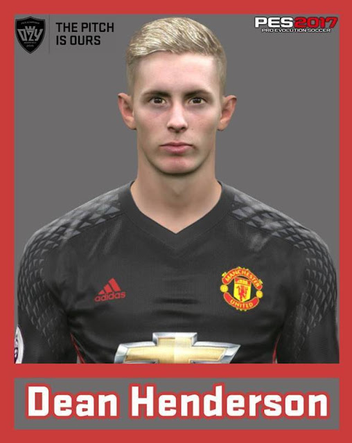 Dean Henderson Face Manchester United Pes 2017 Pes Belgium Glory
