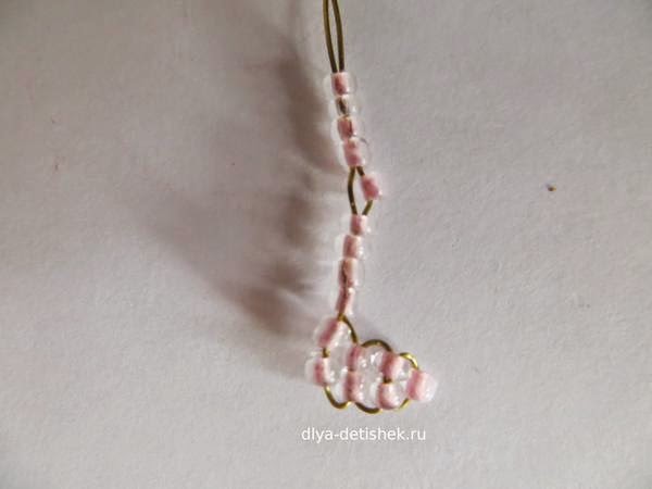 Розовая Пантера из бисера - мастер-класс