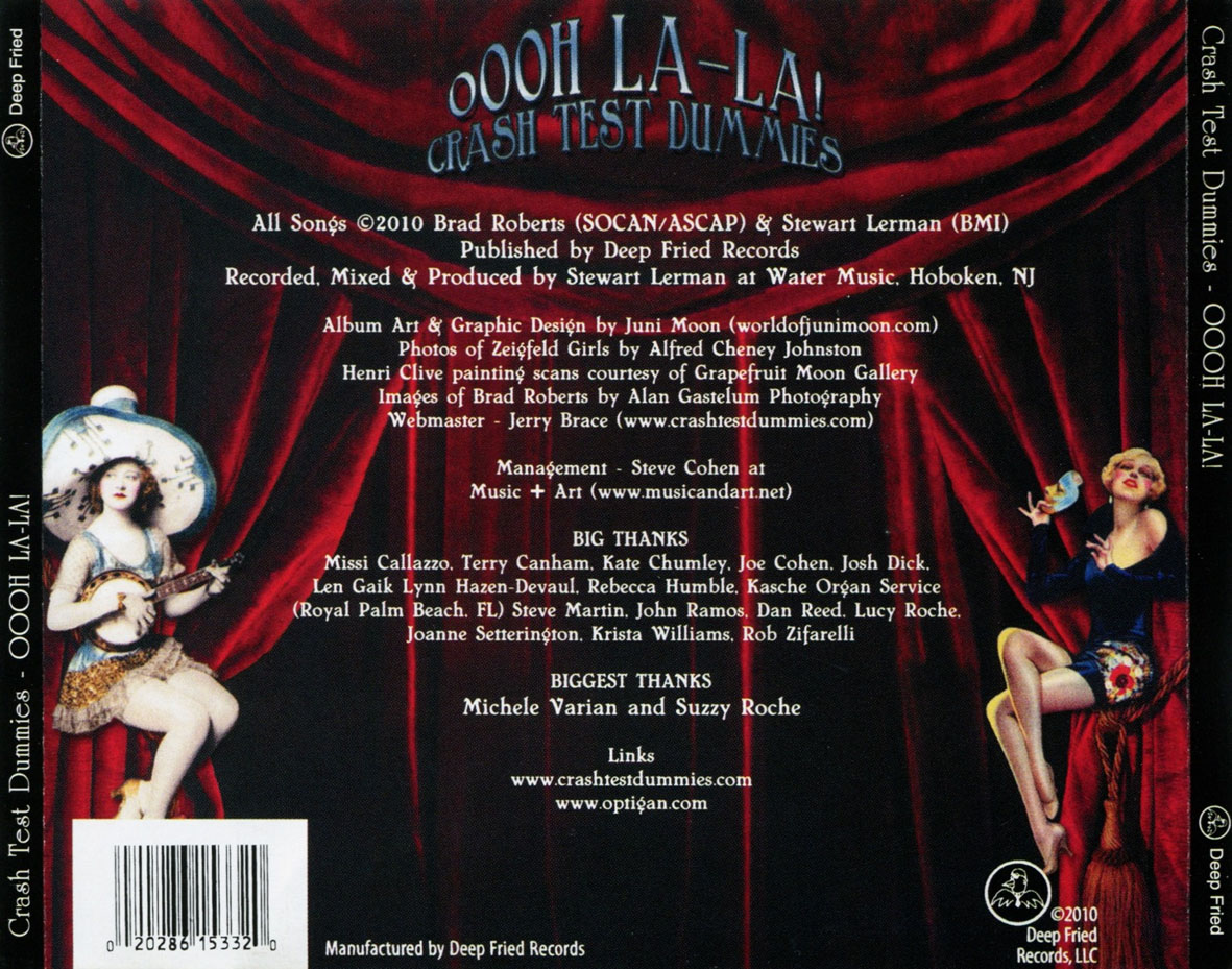 Classic Rock Covers Database Crash Test Dummies Oooh La La! (2010)