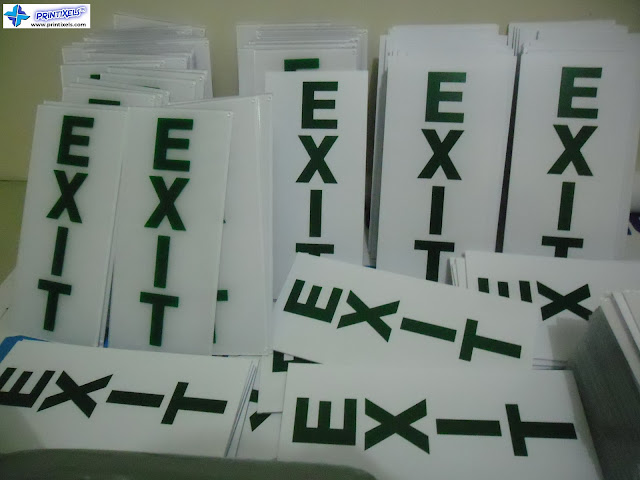 Acrylic Exit Signs Acrylic Exit Signs