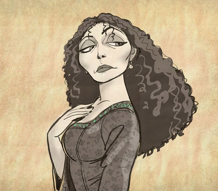 Living Lines Library: Tangled (2010) - Character: Mother Gothel