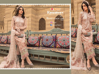 Fepic Rosemeen Luxury Lawn vol 3 pakistani Suits