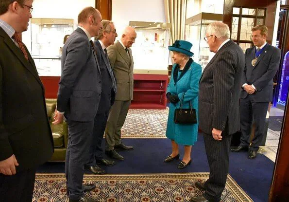 Queen Elizabeth opened the new headquarters of the Royal Philatelic Society, located at Abchurch Lane in London