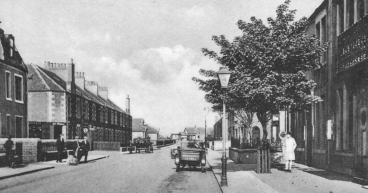 Tour Scotland Old Photograph College Street Buckhaven Fife Scotland