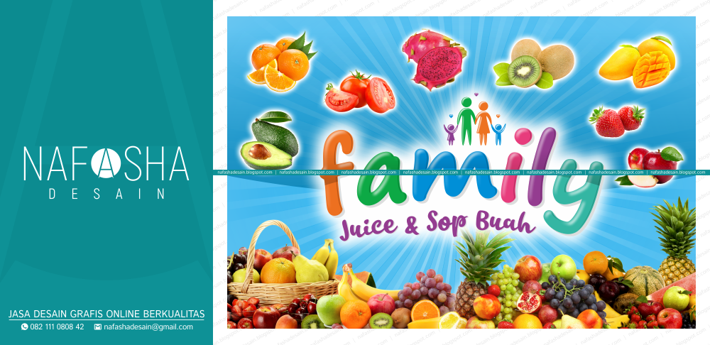 Contoh Spanduk Juice Buah Cdr gambar spanduk