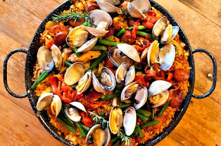 Paella, Spain, rice, seafood