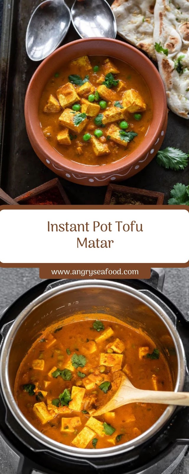 Instant Pot Tofu Matar