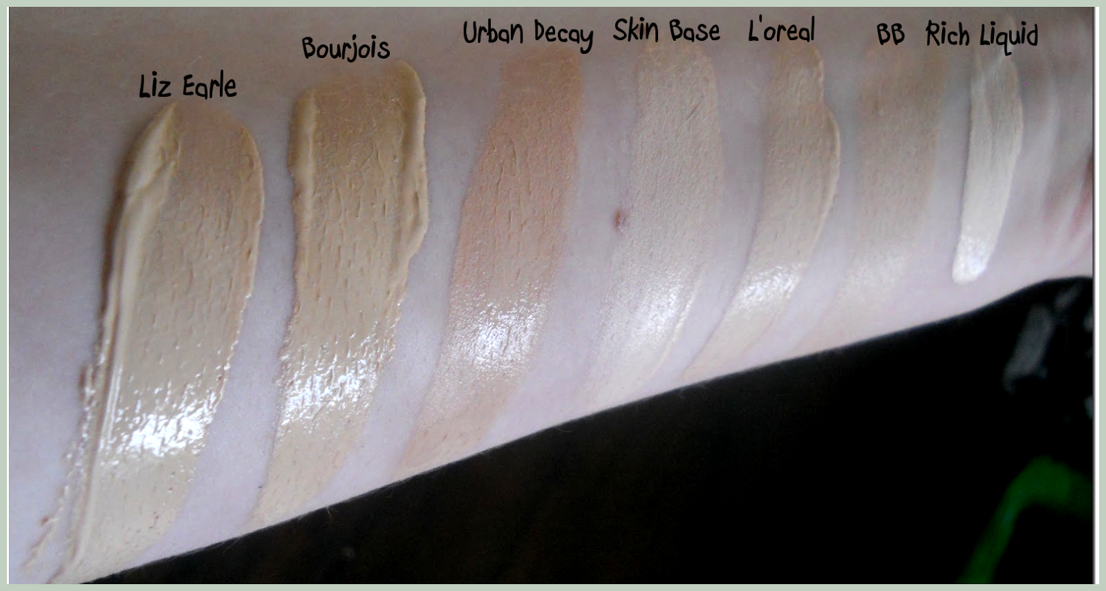 Beauty Bucket List: Liz Earle Sheer Skin Tint Swatch and Comparison