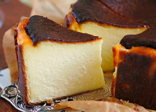 Resepi burn cheese cake mudah