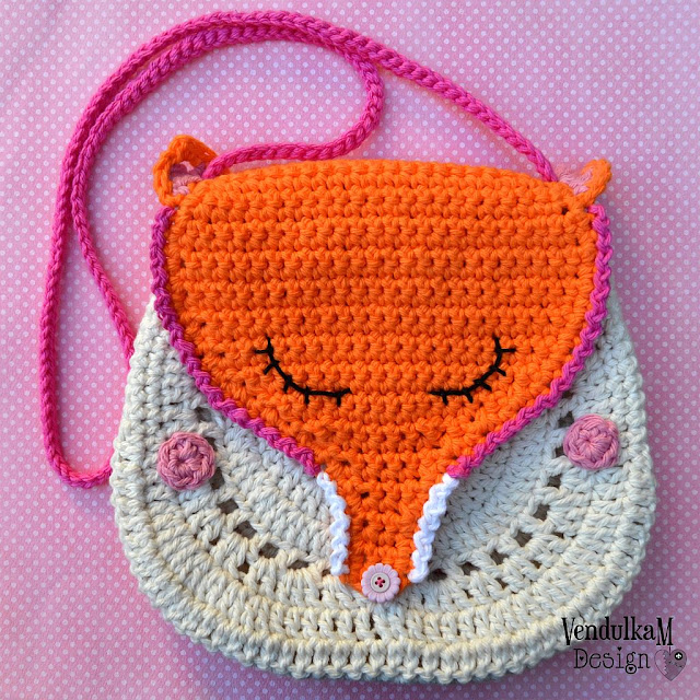 Fox purse pattern by Vendulka Maderska