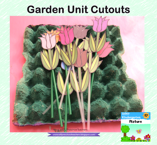 Garden  and nature unit cutouts