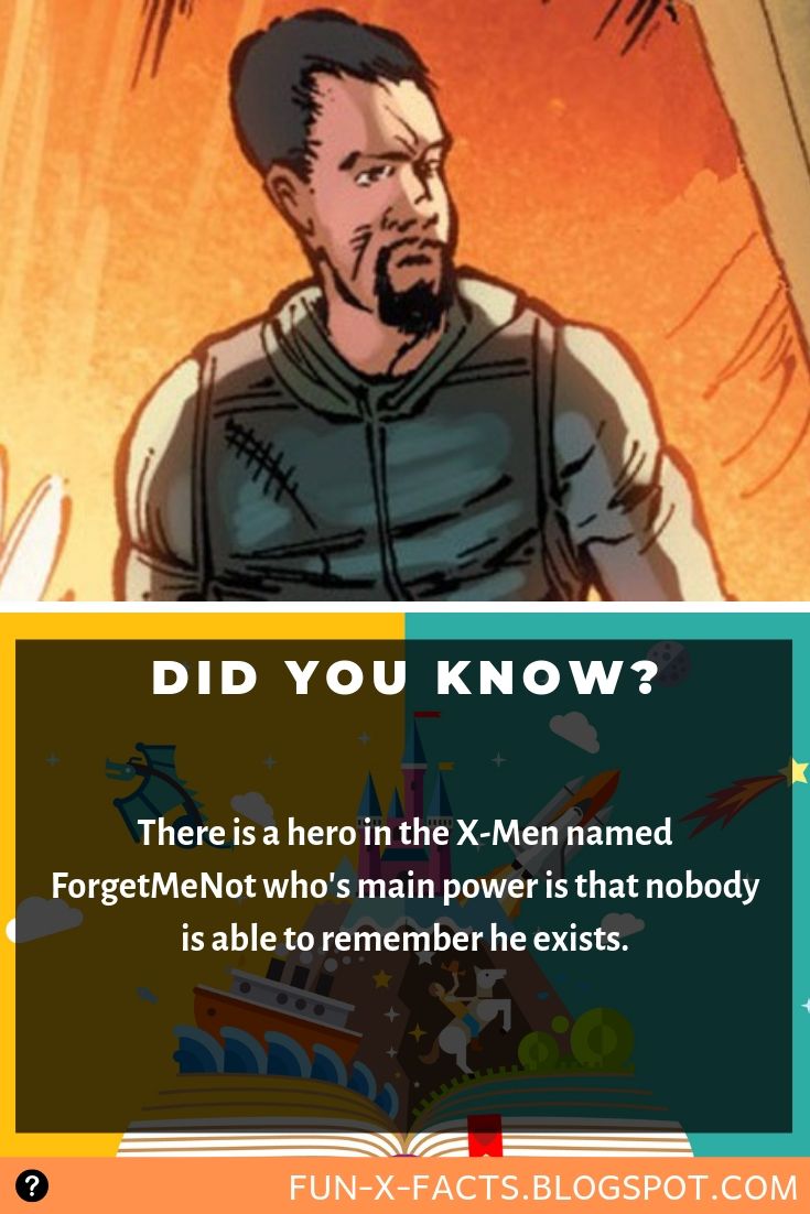 Interesting fact There is a hero in the XMen named who's