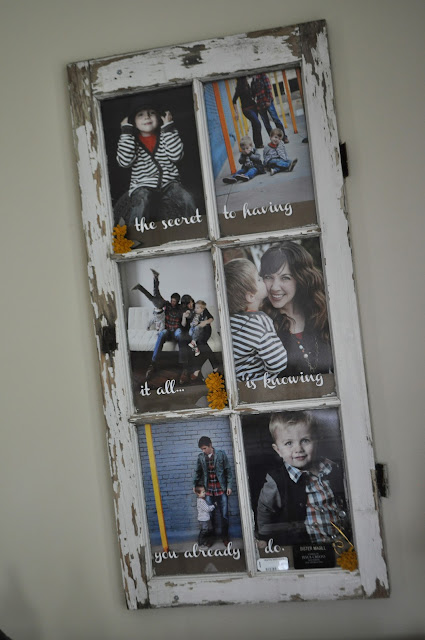 window turned picture frame