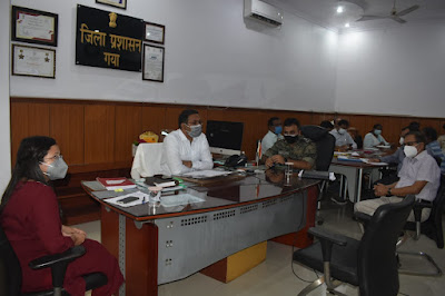 Gaya DM and SSP: पंचायत चुनाव 2021 की तैयारी, Panchayat elections 2021 preparation, AnjNewsMedia