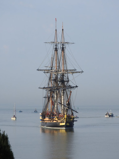 Arrivée de l'Hermione à St Nazaire