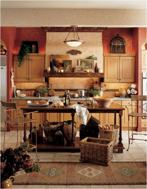 tuscan kitchen design