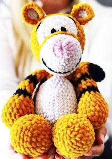 PATRON GRATIS TIGER | WINNIE THE POOH AMIGURUMI 40816