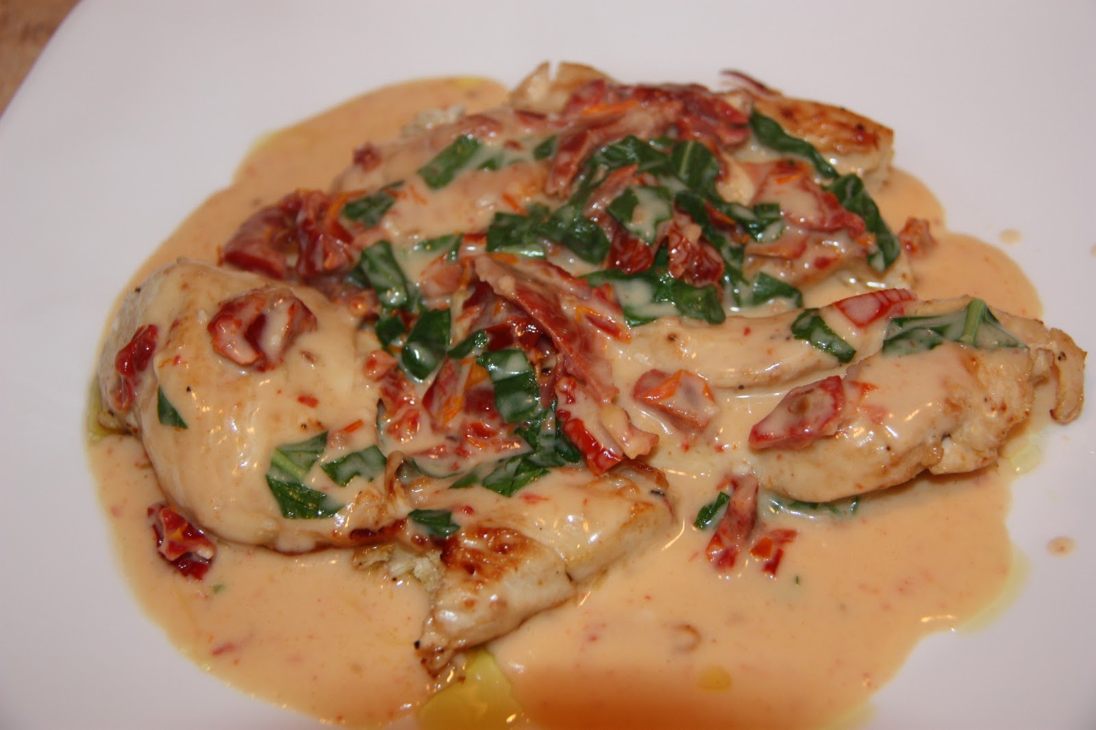 cooking with crystal Chicken with Sun dried Tomato Basil Sauce