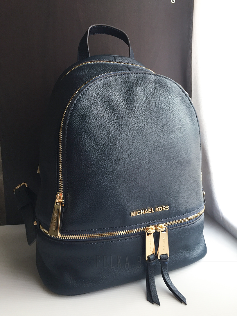 michael kors backpack navy