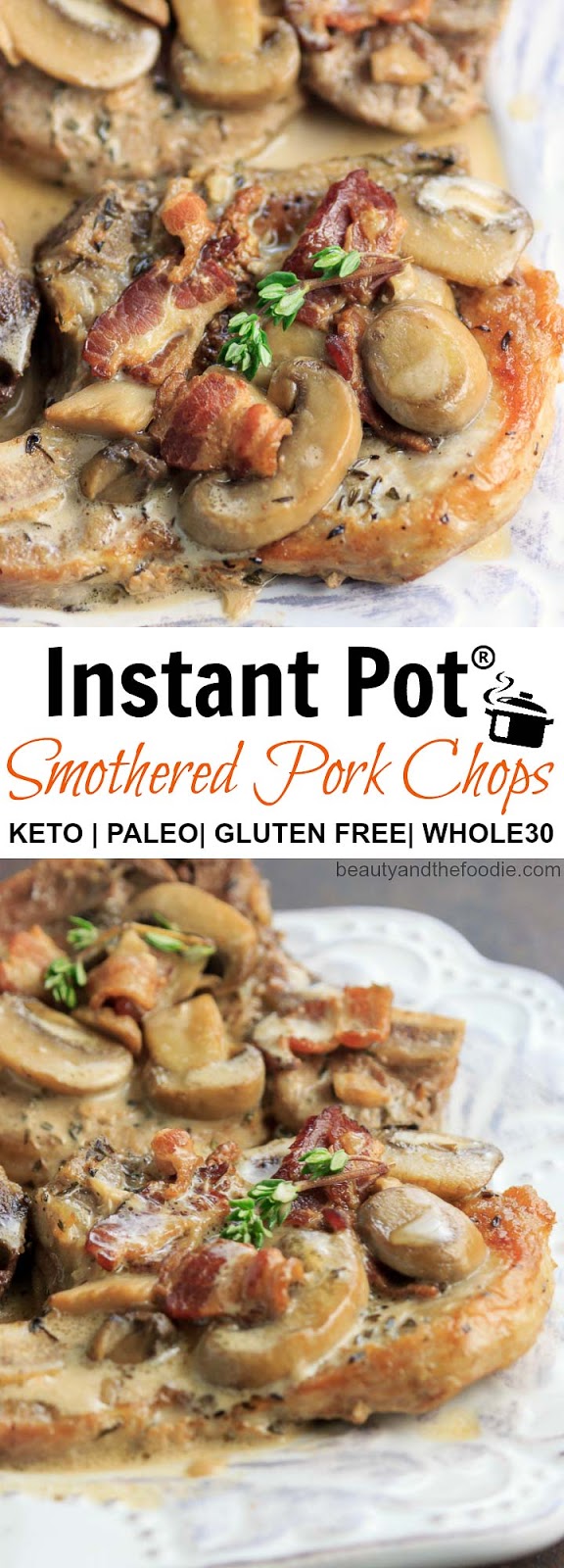 Instant Pot Keto Smothered Pork Chops Food Taste Good