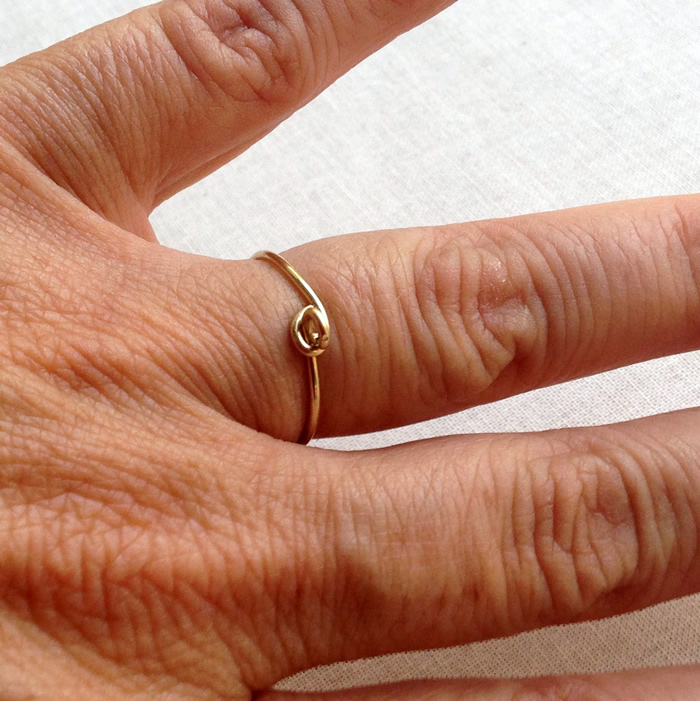 Lisa Yang Jewelry : Make a Wire Wrap Stacking Ring with Bead Dangles