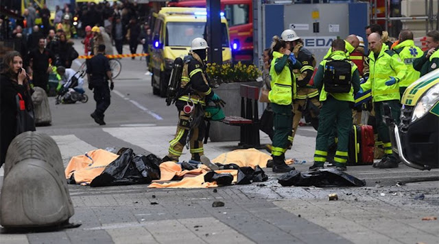 Φονική επίθεση με φορτηγό στη Στοκχόλμη