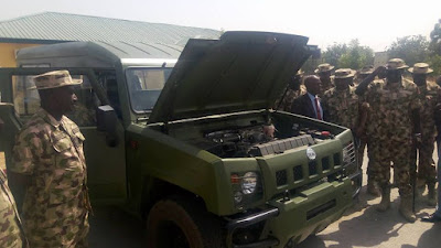Buratai Receives Military Vehicles Made By Innoson Company. Photos Nikl5
