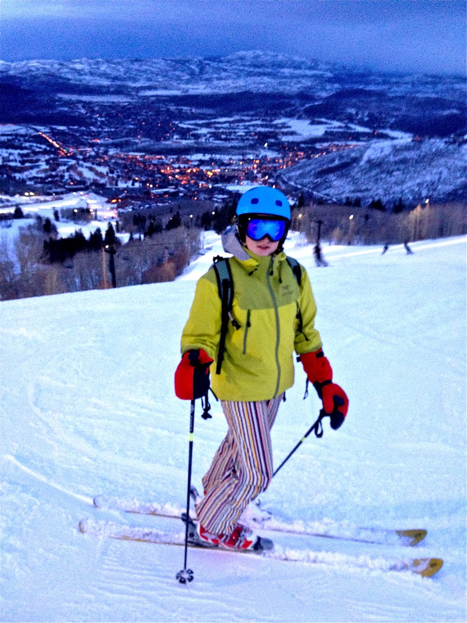 Steve Olpin filmmaker Night Skiing Park City, Utah