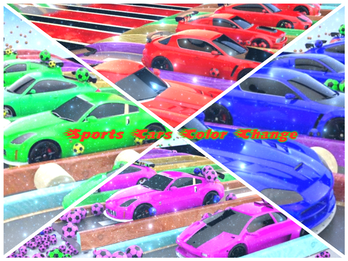 Kids Activities: Cars for Kids - Learning Colors for Children Sports Cars Color Change in Color