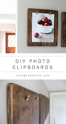 DIY Photo Clipboards