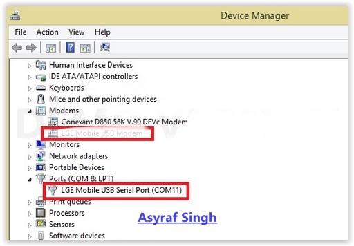 USB Serial Modem Driver Download