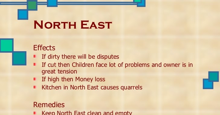 Astrology And Vastu North East Vastu Defects And Remedies
