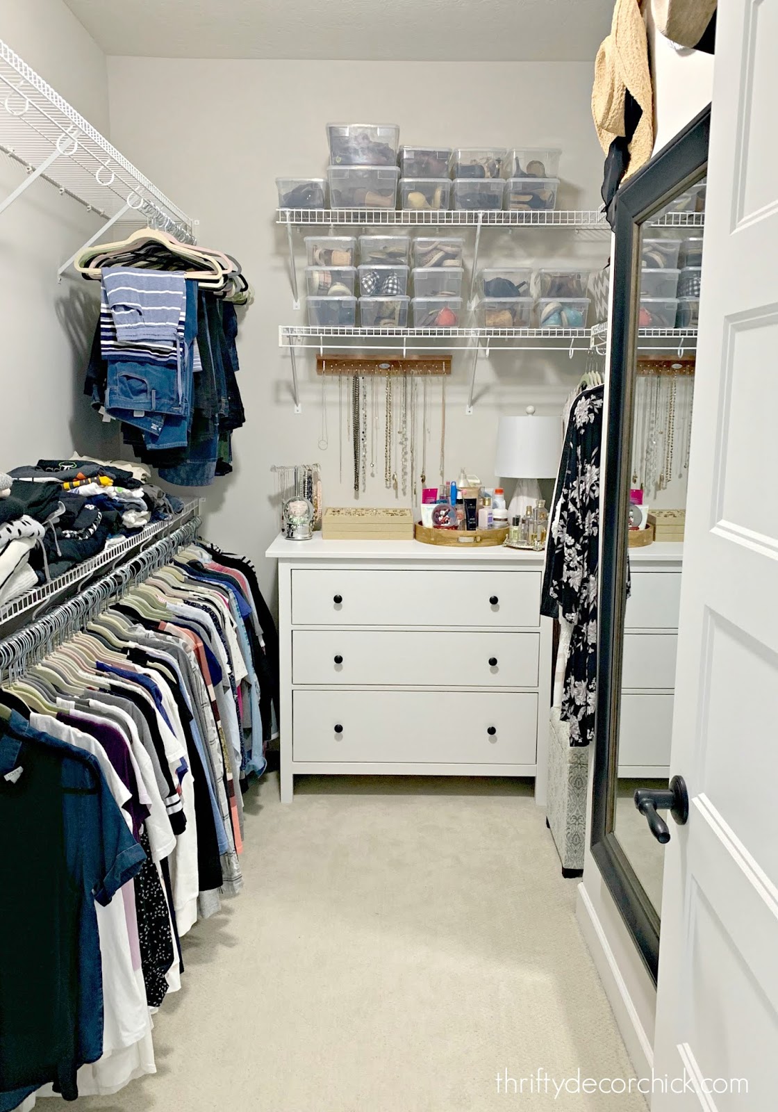 Master closet clean up and organization 