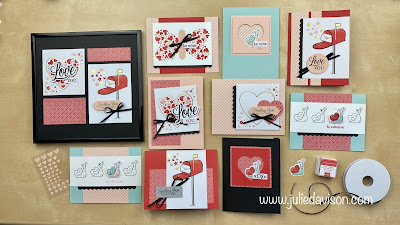 January 2021 Sending Hearts Paper Pumpkin Kit Alternative Projects for Valentine's Day ~ www.juliedavison.com #paperpumpkin