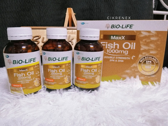 Bio-Life Maxx Fish Oil 1000mg Double Strength - Makanan tambahan wajib