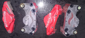 powder coating brake calipers cleaning stripping