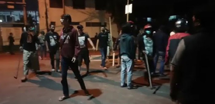 Lerai Bentrok Ormas, Kapolsek Ciledug Kena Sabet Sajam