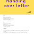 handing over letter - with example