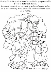 Historia del Arca de Noé en dibujos Historia del Arca de Noé en dibujos