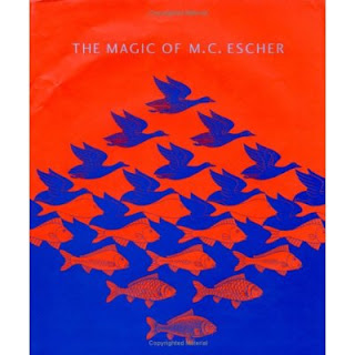 mc escher, book, magic