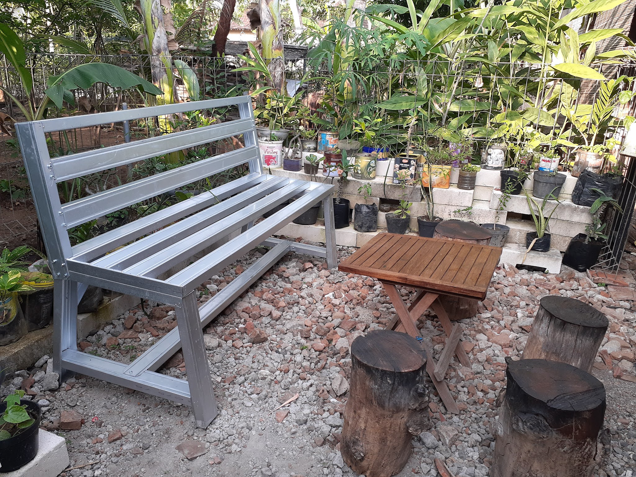 Membuat Kursi Taman Dari Baja Ringan ~ Blog edukasi