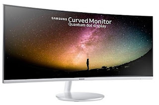 Monitor Komputer SAMSUNG 34 Inch Curved LED C34F791WQE