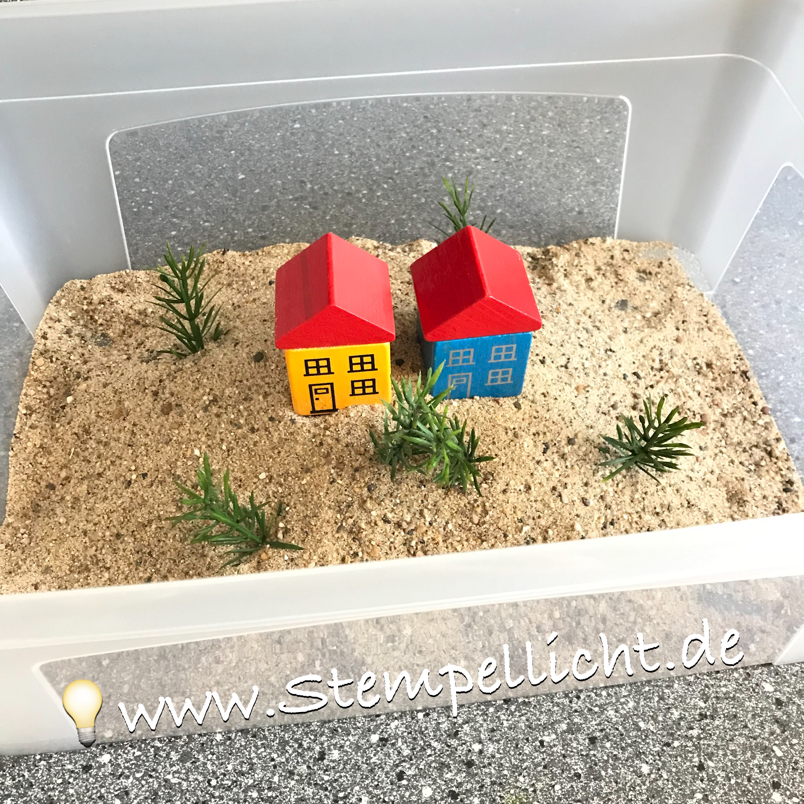 Stempellicht Kinderstunde Gleichnis Vom Haus Jesus Unser Fels